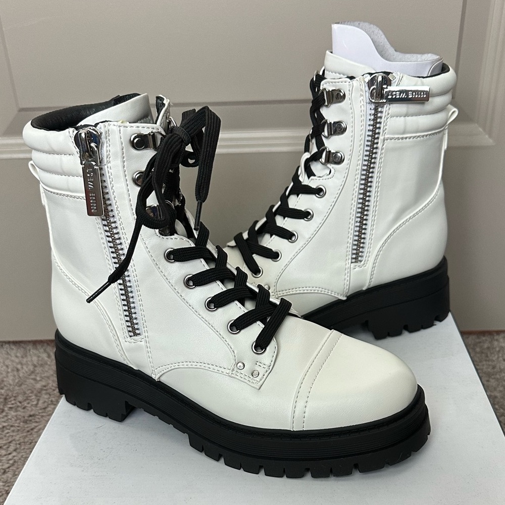 NWT Nine West Prinze 3 Combat Boot